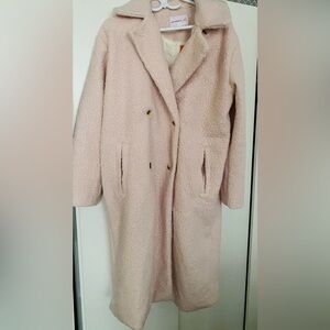 Joe Fresh Soft Pink Teddy Jacket
